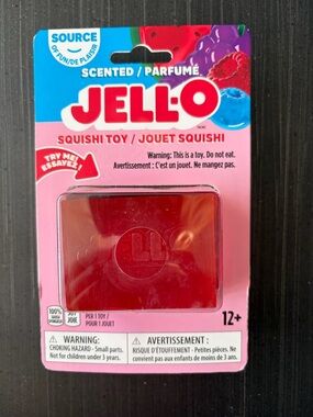 Scented Red JELL-O Squishy Toy